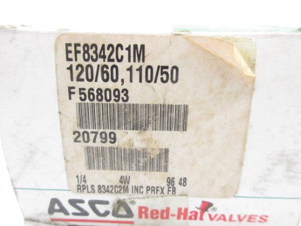 ASCO EF8342C1M 110/120V 0.5-100PSI 1/4" NSMP