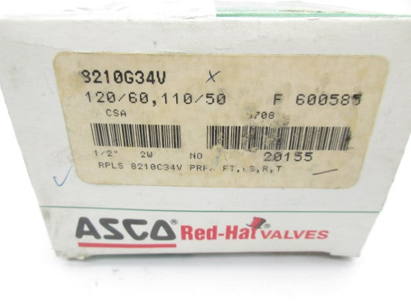 ASCO 8210G34V 110/120V 150PSI 1/2" NSMP