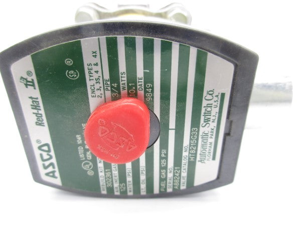 ASCO HT8215G33 110/120V 125PSI 3/4" NSNP