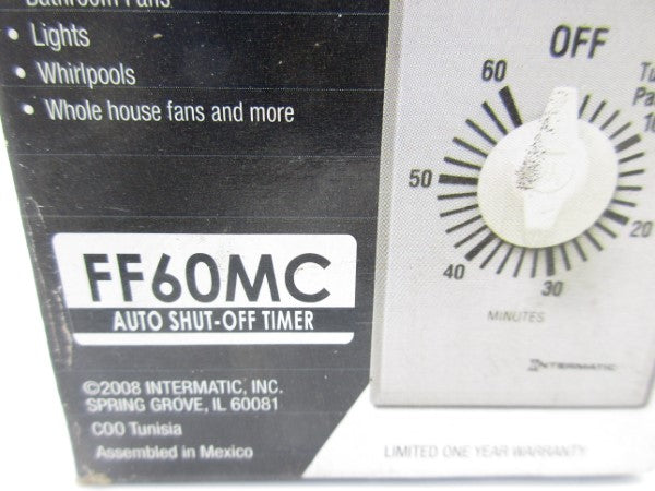 INTERMATIC FF60MC 10-60MIN NSMP