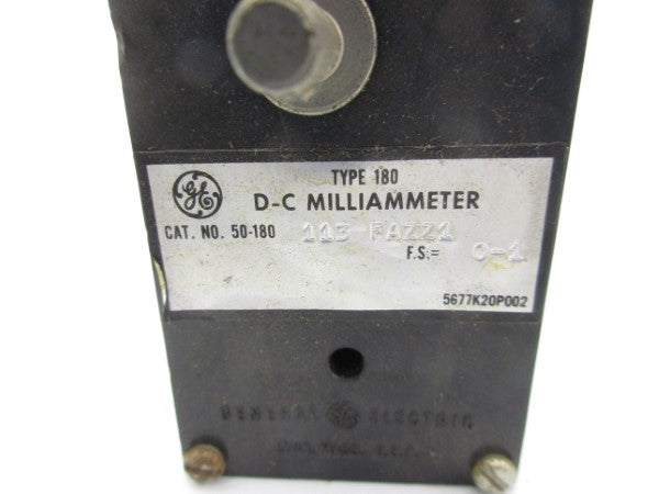 GENERAL ELECTRIC 50-180113-FAZZ1 0-600 UNMP