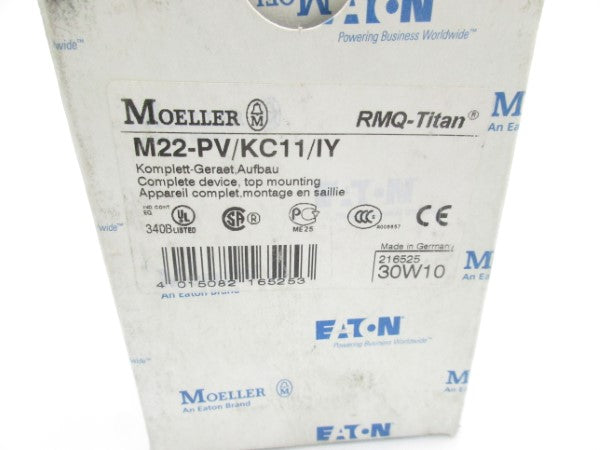 KLOCKNER MOELLER M22-PV/KC11/IY NSMP