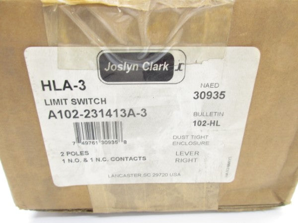 JOSLYN CLARK HLA-3 A102-231413A-3 600V 25A NSMP