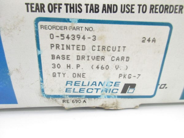 RELIANCE ELECTRIC 0-54394-3 460V NSMP