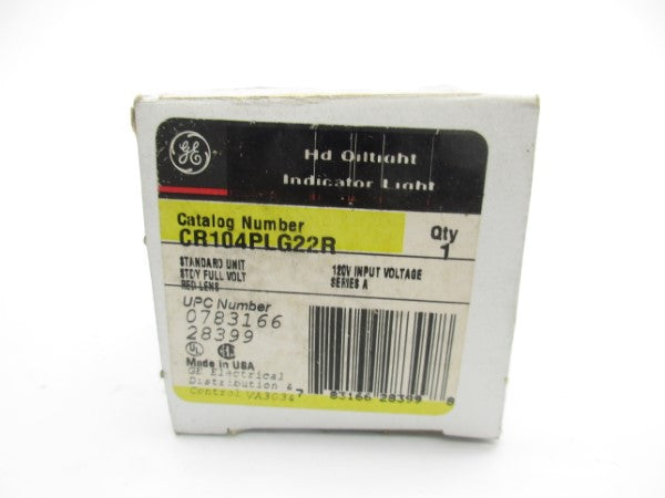 GENERAL ELECTRIC CR104PLG22R SER. A 125VAC/DC NSMP