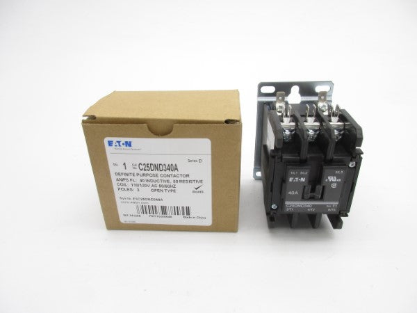 EATON C25DND340A SER. E1 110/120VAC 40A NSMP