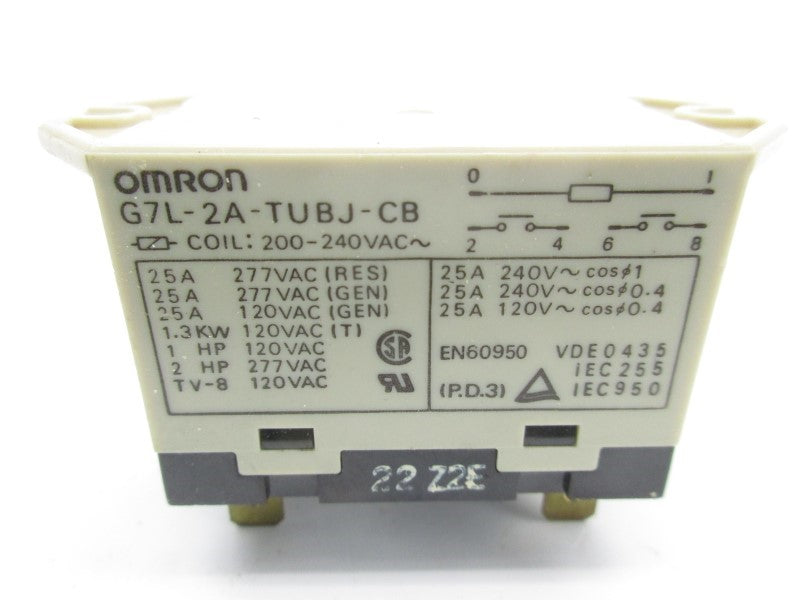 OMRON G7L-2A-TUBJ-CB 200-240VAC 25A NSMP