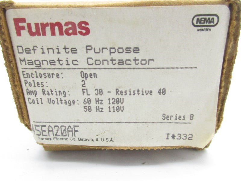 FURNAS 45EA20AF SER. B 110/120V 40A NSMP