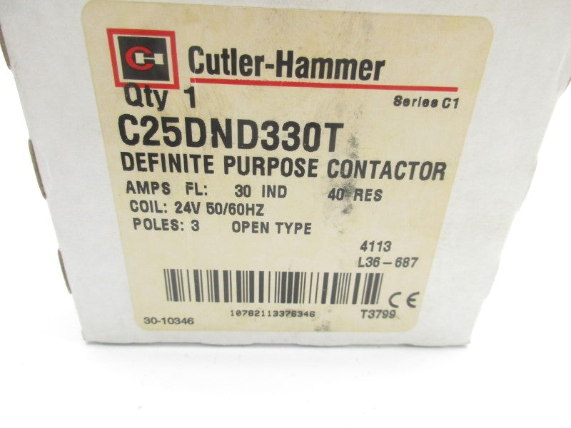 CUTLER HAMMER C25DND330T SER. C1 24V 40A NSMP