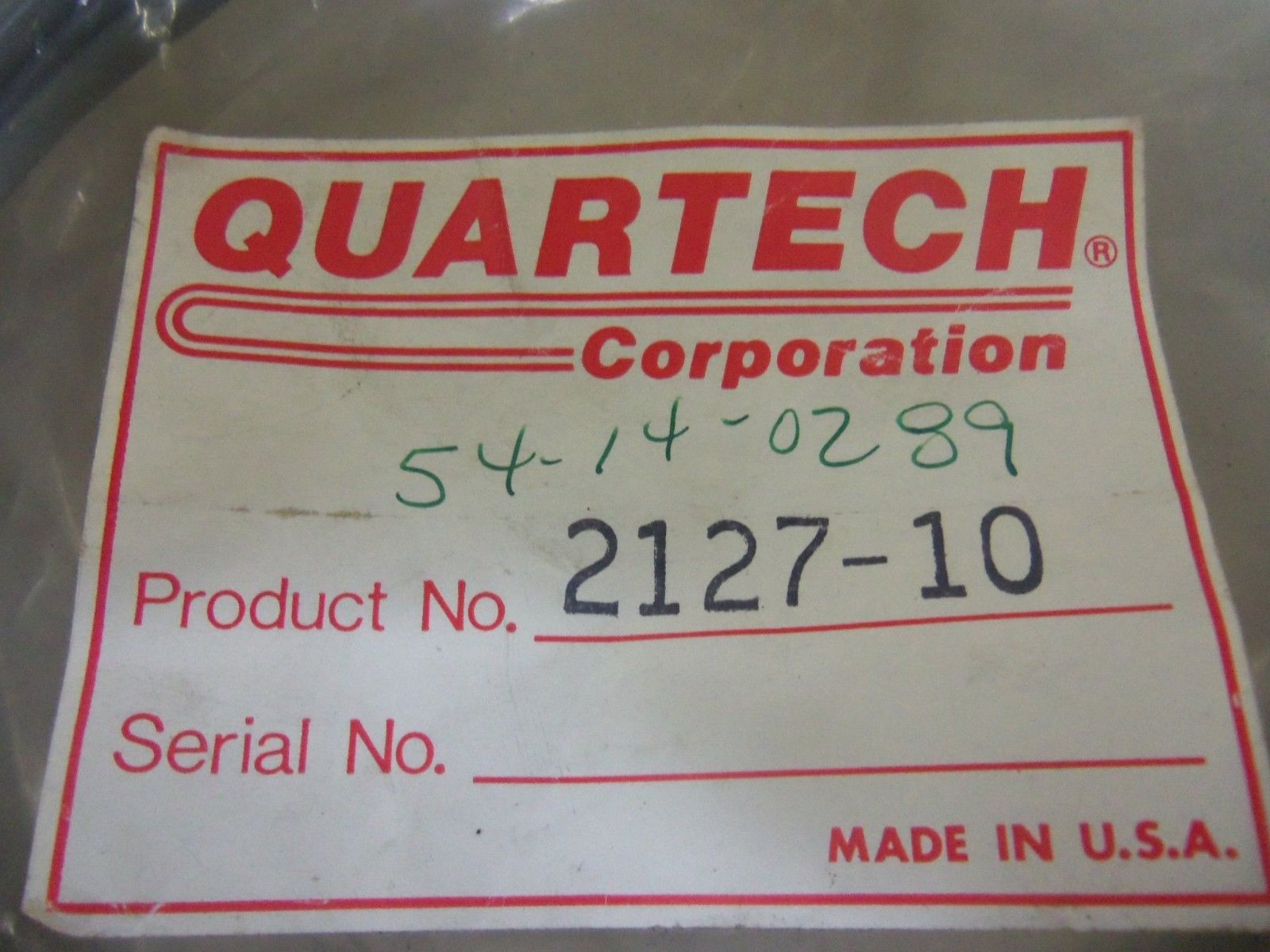QUARTECH 2127-10 NSNP
