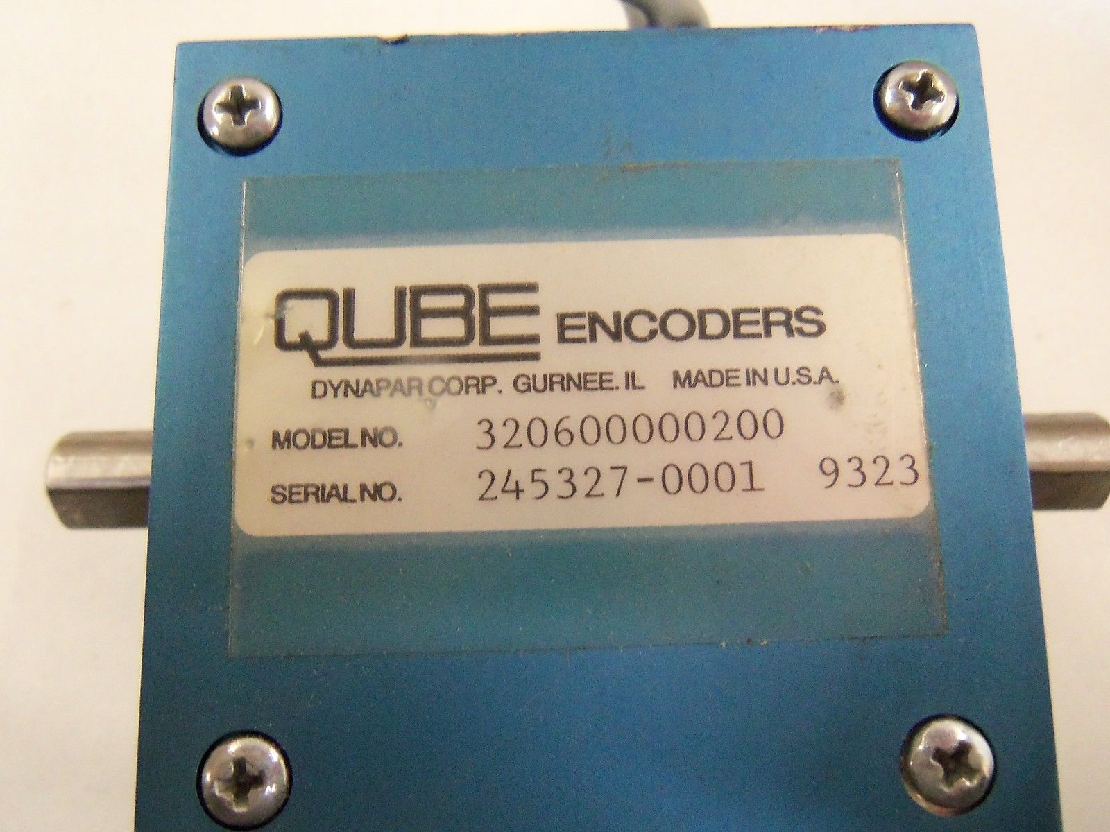 QUBE ENCODERS 320600000200 UNMP