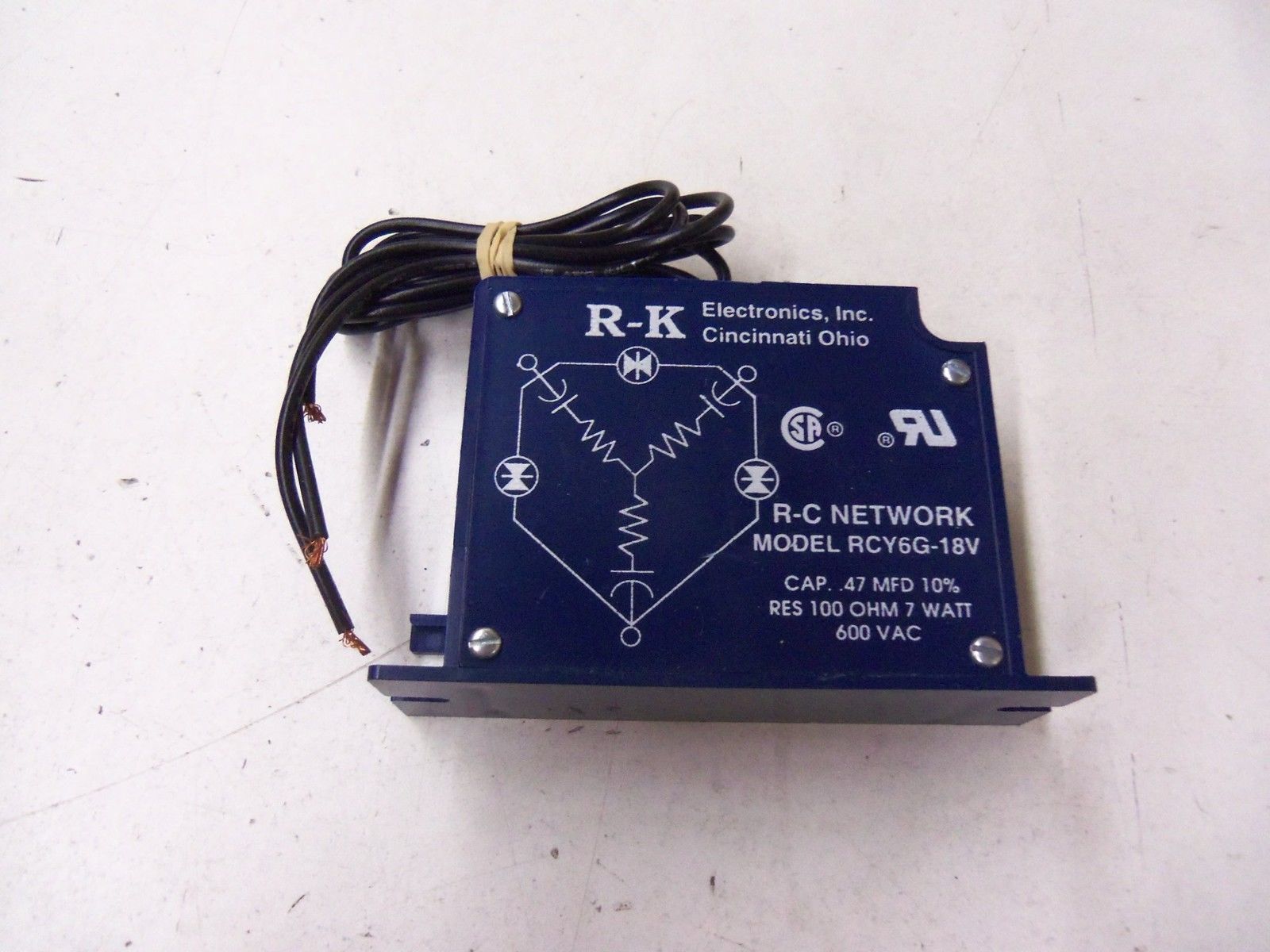 R-K ELECTRONICS, INC. RCY6G-18V *NEW NO BOX*