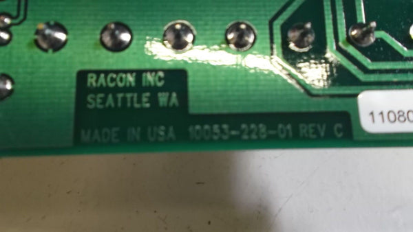 RACON CIRCUIT BOARD 10053-22B-01 REV C UNMP