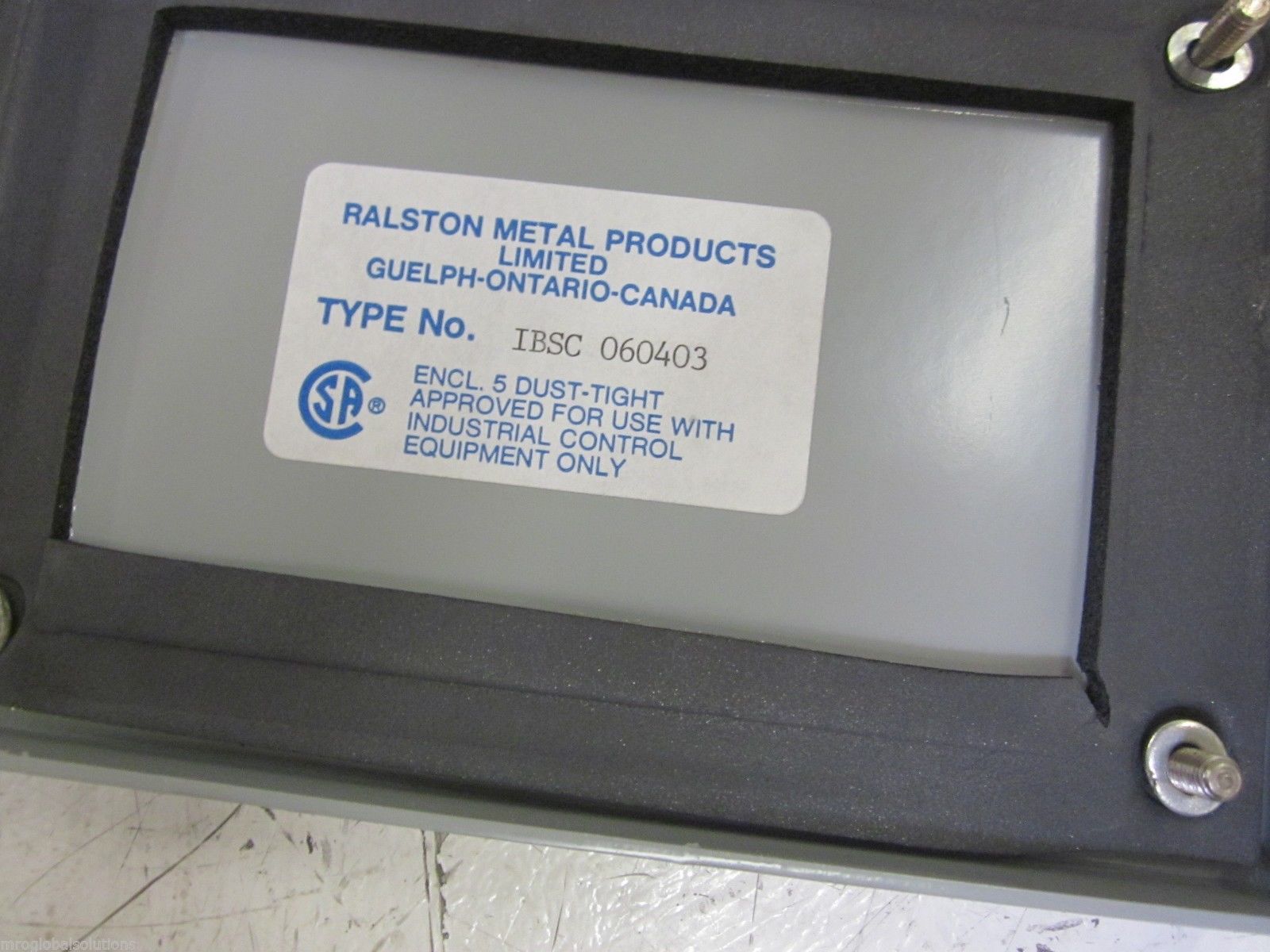 RALSTON METAL IBSC 060403 NSNP