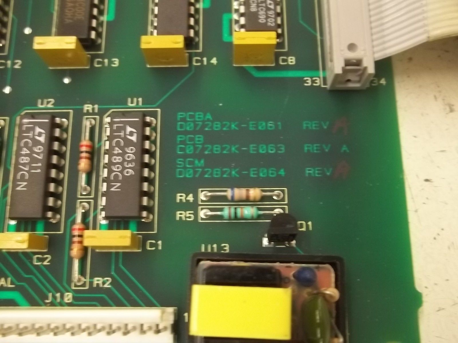 RAMSEY D07282K-E061 C07282K-E063 D07282K-E064 DISPLAY BOARD ASSEMBLY UNMP