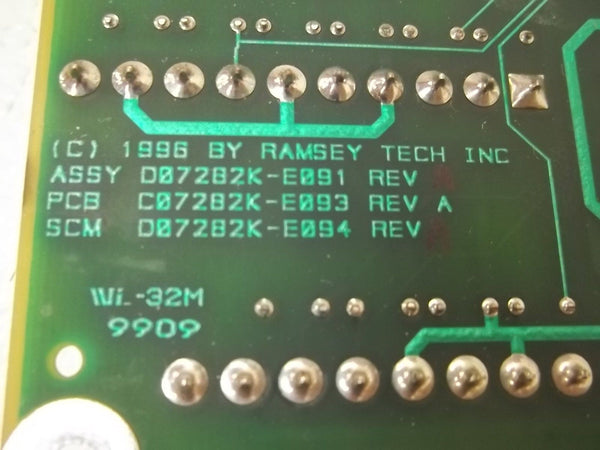 RAMSEY D07282K-E091 CIRCUIT BOARD UNMP