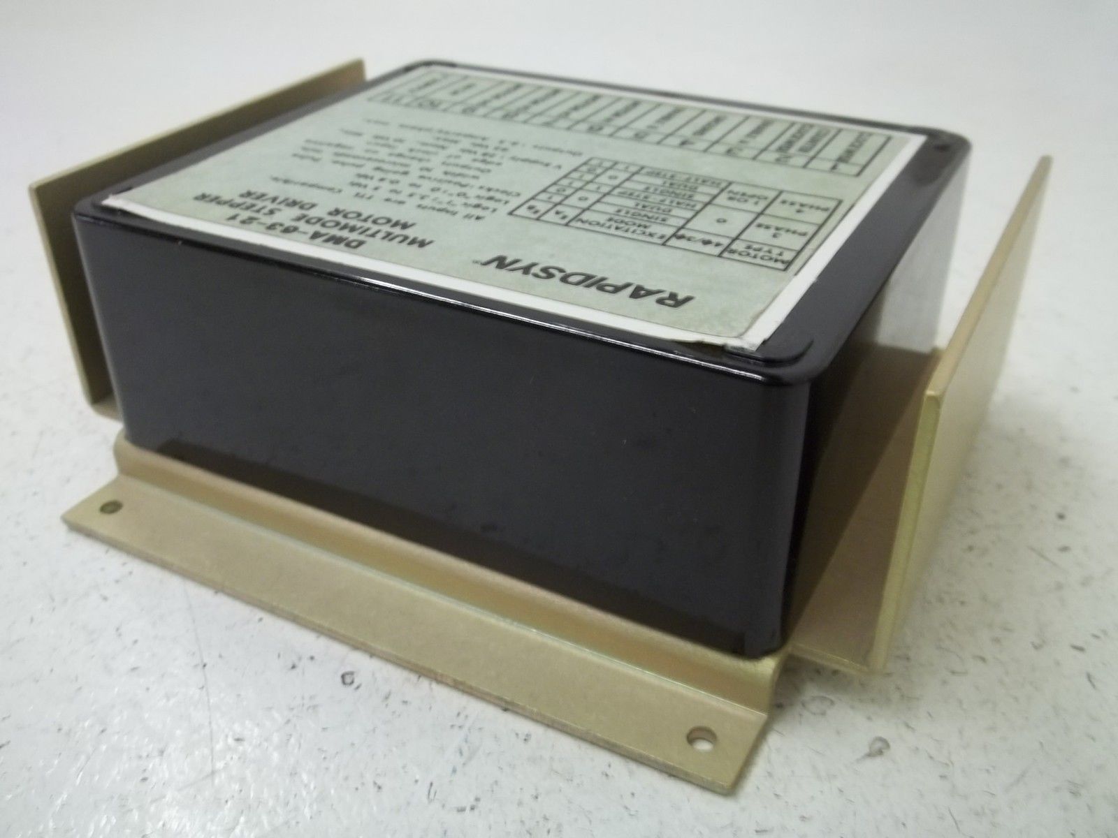 RAPIDSYN DMA-63-21 MULTIMODE STEPPER MOTOR DRIVE UNMP