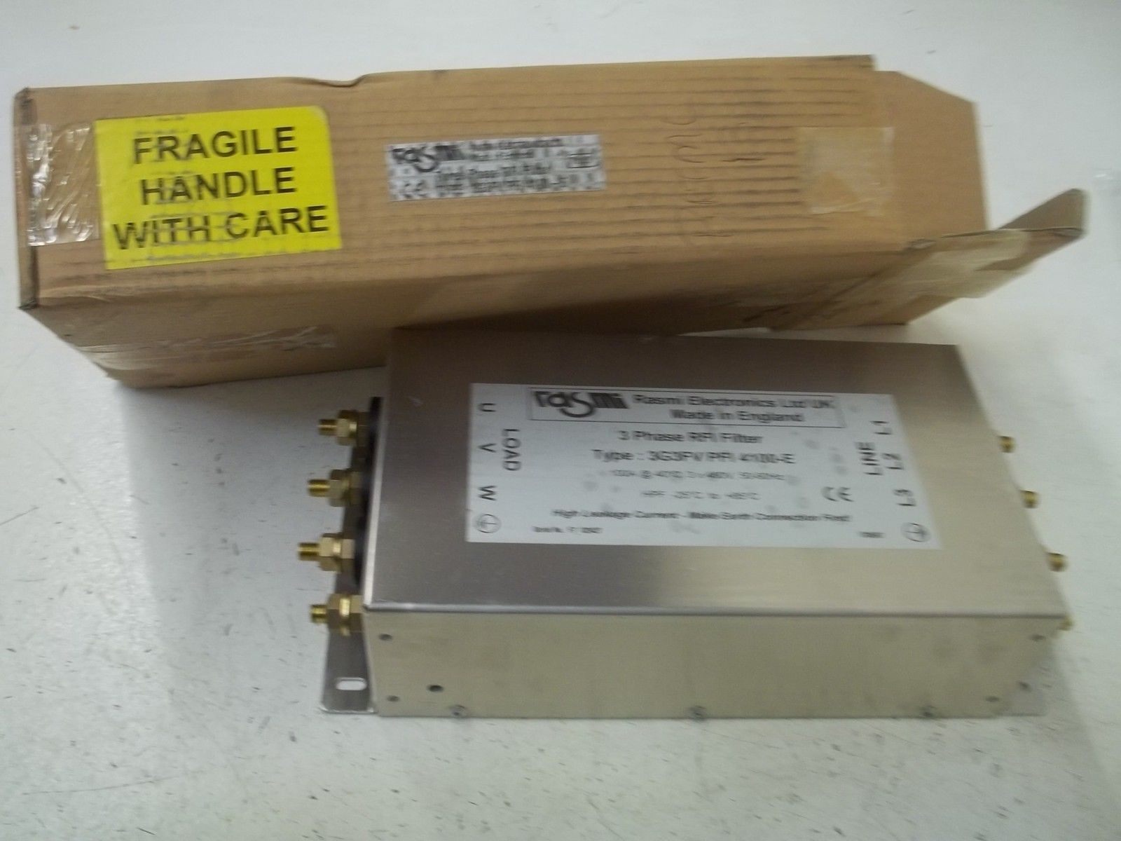 RASMI ELECTRONICS 3G3FVPF14100-E 3-PHASE RFI FILTER NSMP