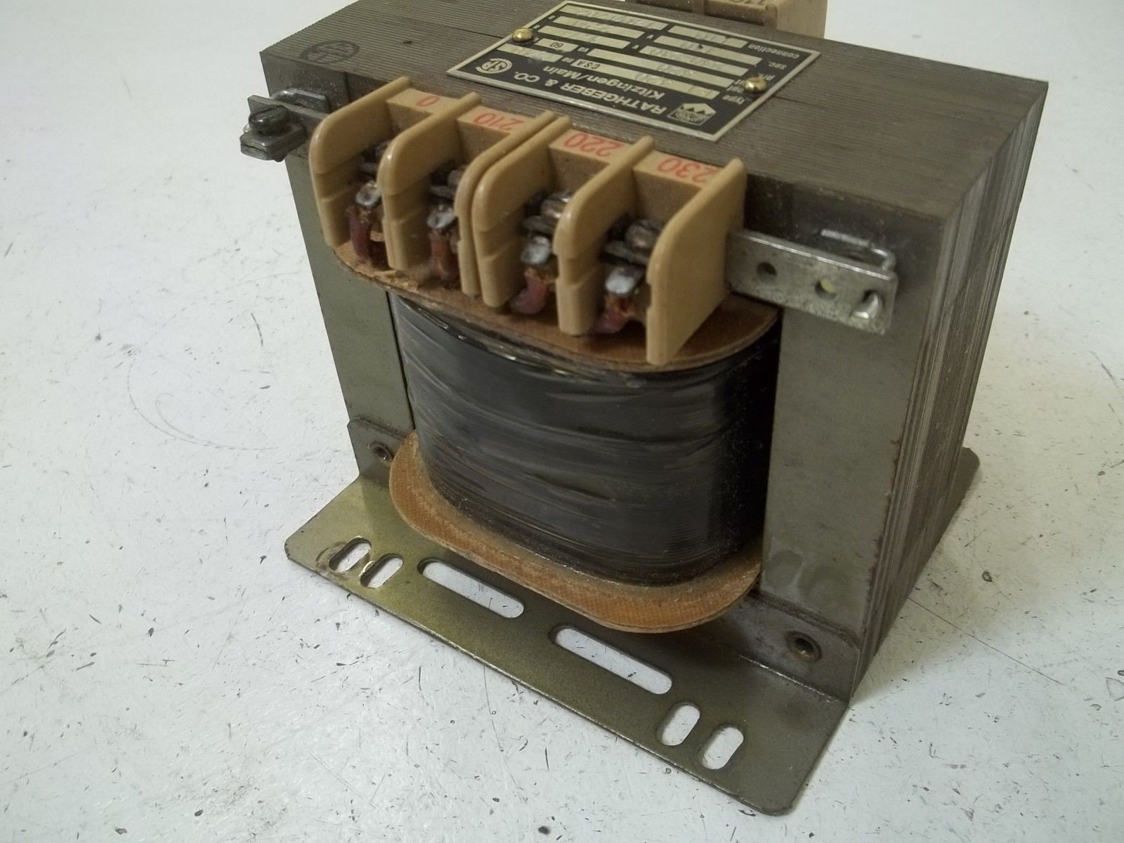 RATHGEBER & CO ET320CSA TRANSFORMER UNMP