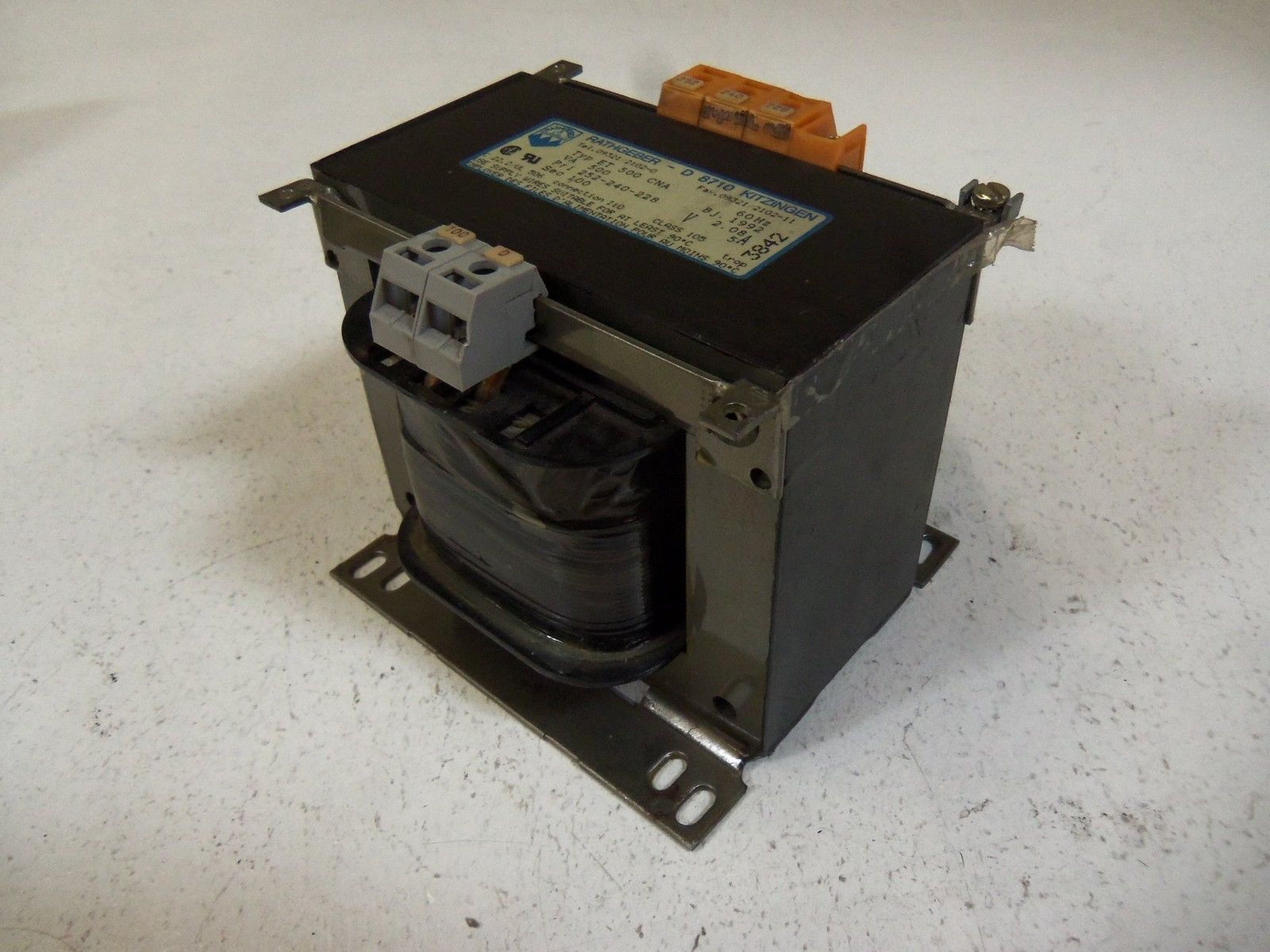 RATHGEBER TRANSFORMER ET-500-CNA UNMP