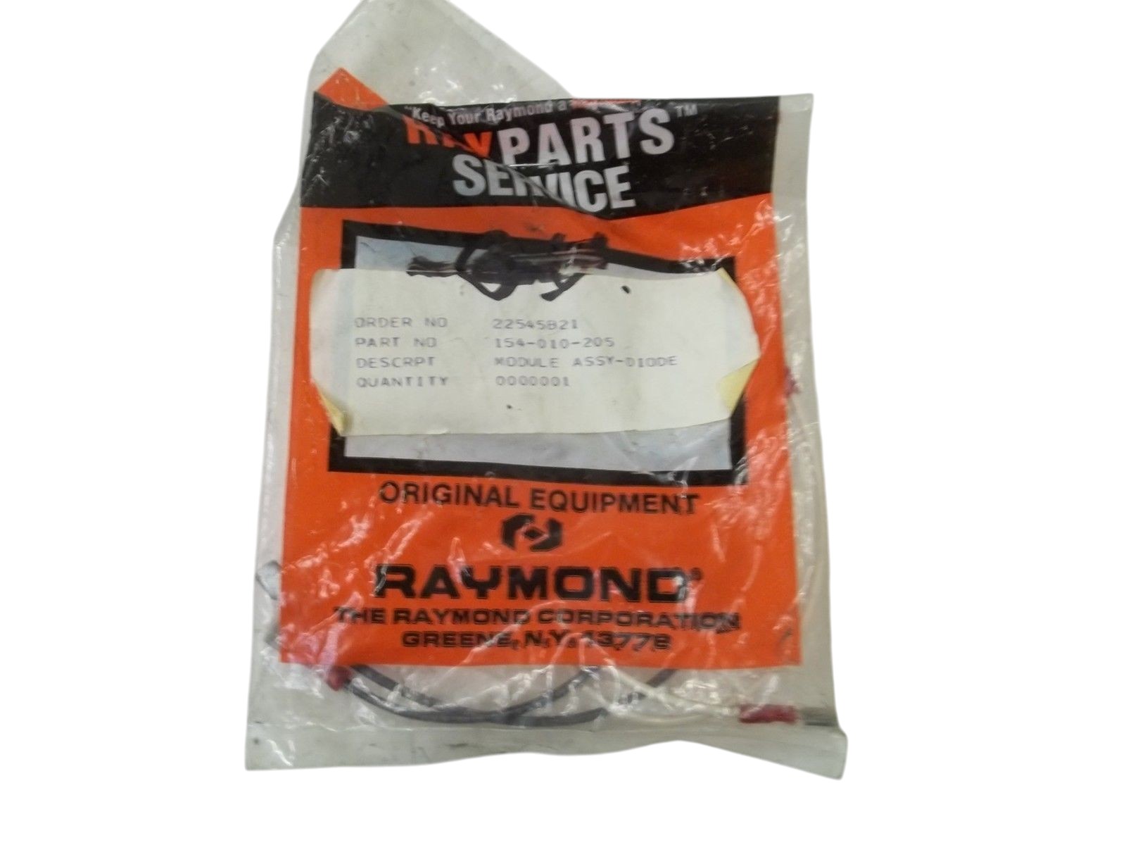 RAYMOND 154-010-205 MODULE ASSY-DIODE NSMP