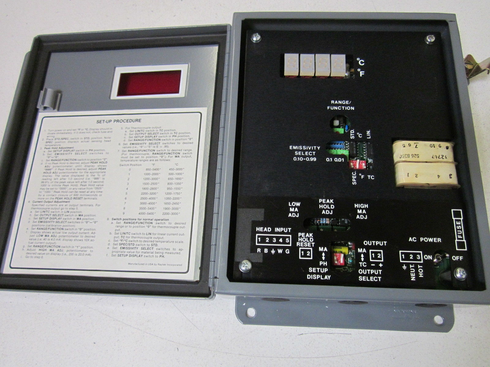 RAYTEK, INC. A06T2BLTV1J NSMP