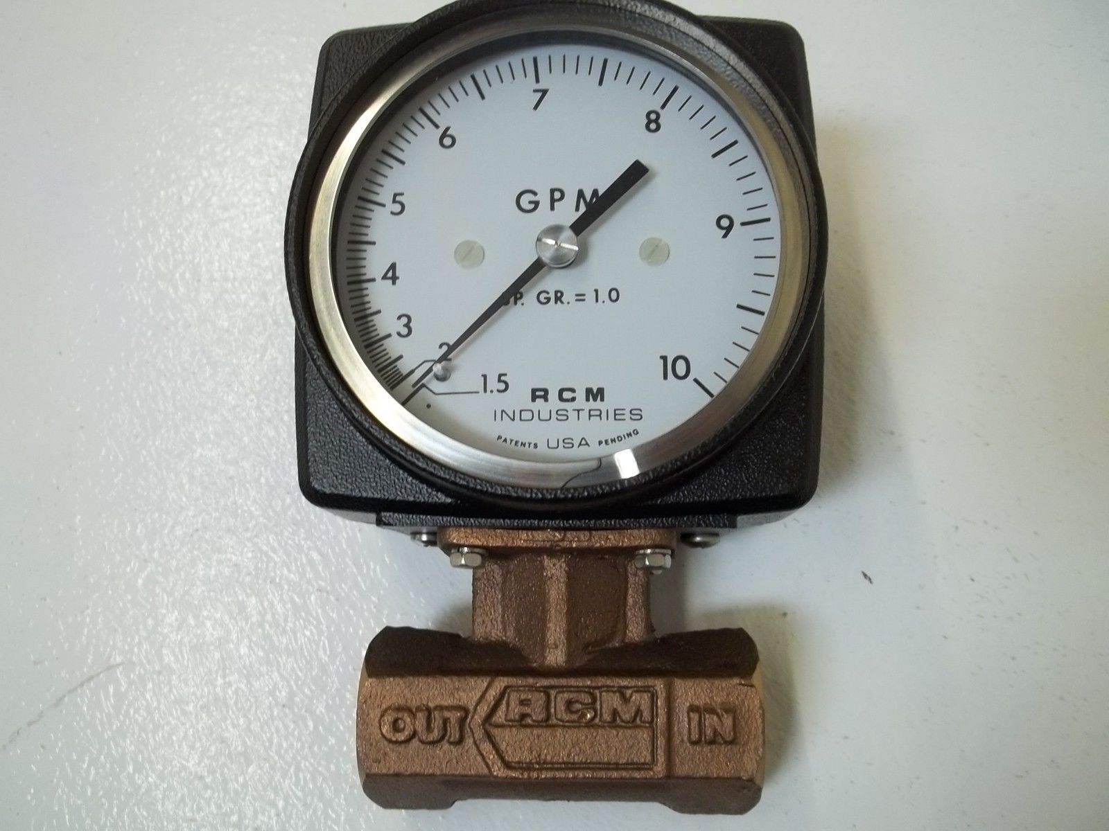 RCM INDUSTRIES 3/4-71-L-10 GAUGE 0-10 NSMP