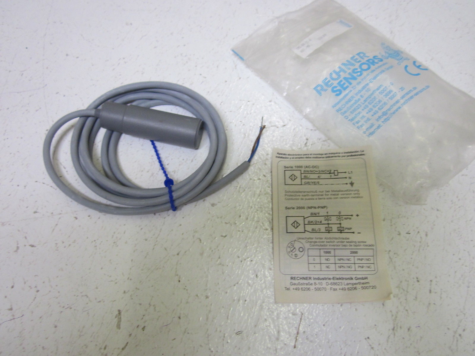 RECHNER IAS-60-21-0 PROXIMITY SENSOR UNMP