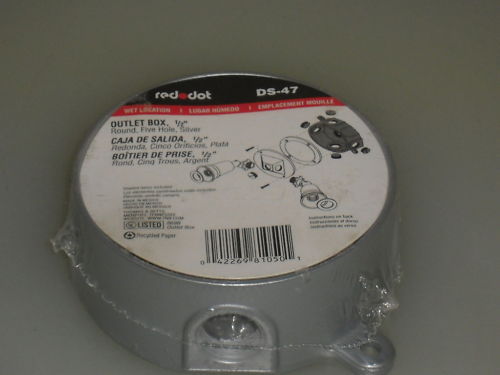 RED DOT OUTLET BOX DS-47 *NEW NO BOX*