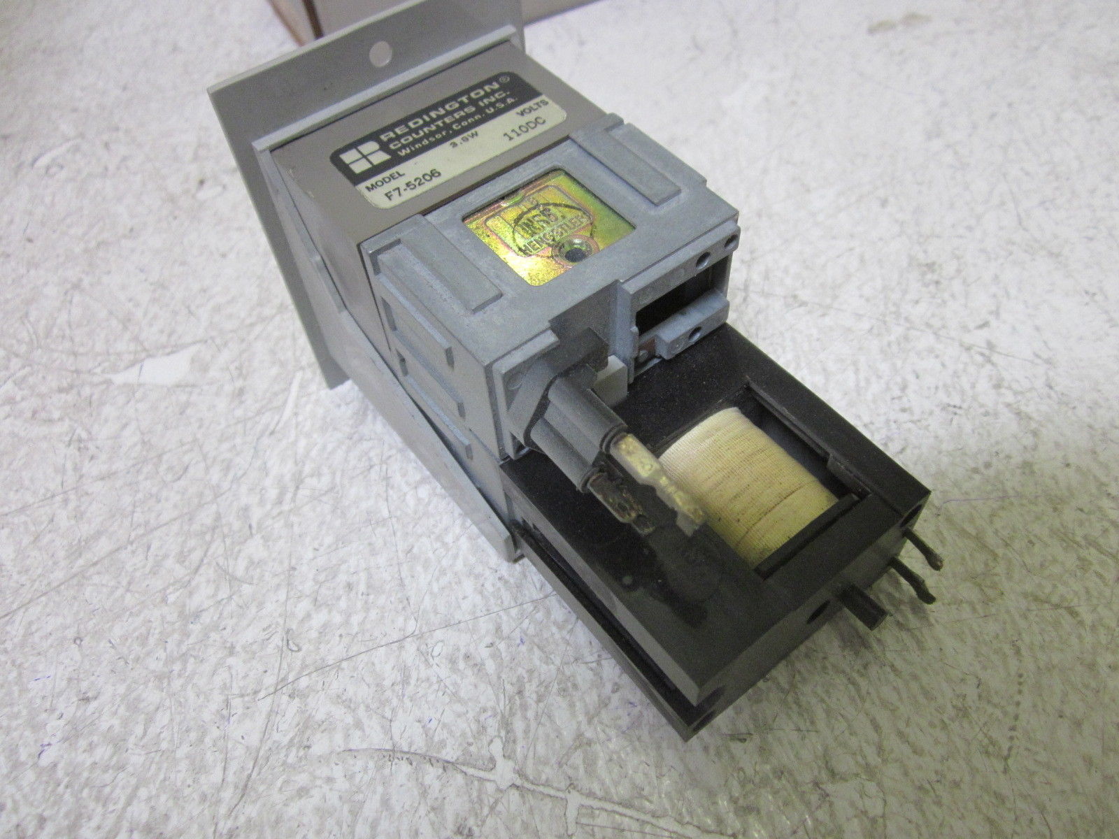 REDINGTON F7-5206 COUNTER PREDETERMINING 110VDC AS IS