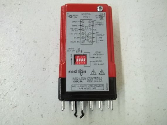 RED LION CONTROLS PRS10101 PLUG-IN SPEED SWITCH RELAY *NEW NO BOX*