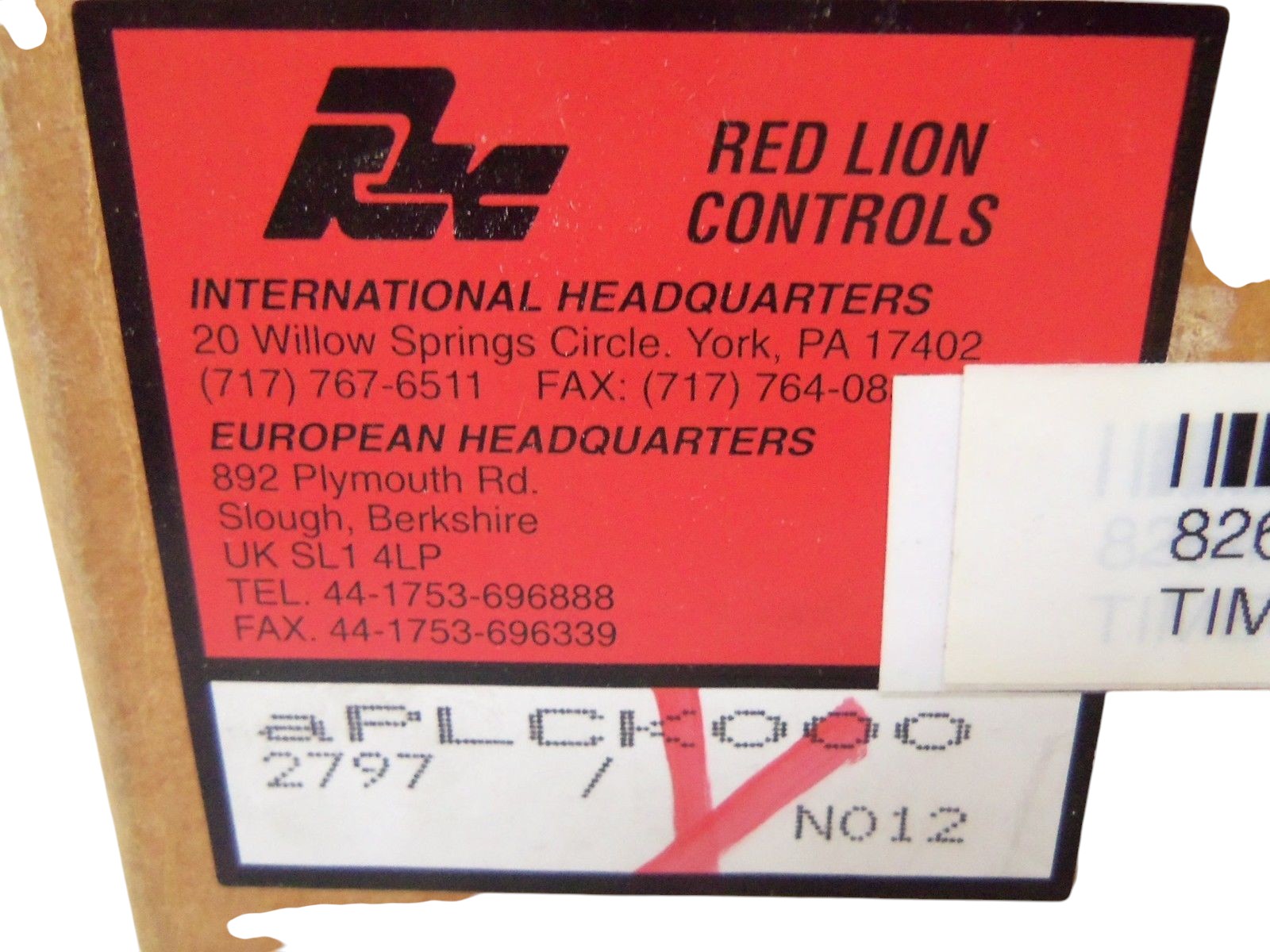 RED LION CONTROLS APLCK000 DIGITAL COUNTER UNMP