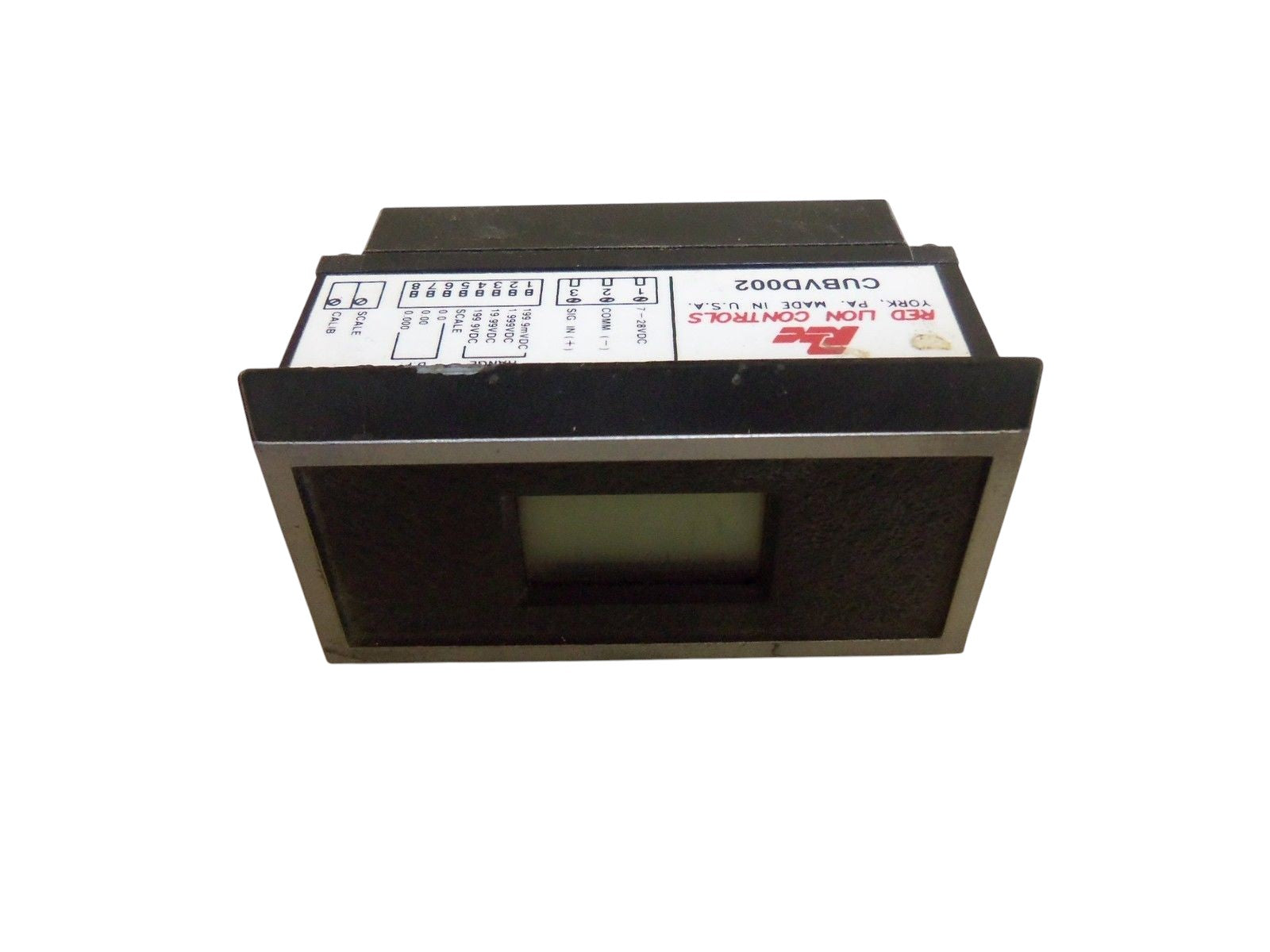 RED LION CONTROLS CUBVD002 METER UNMP