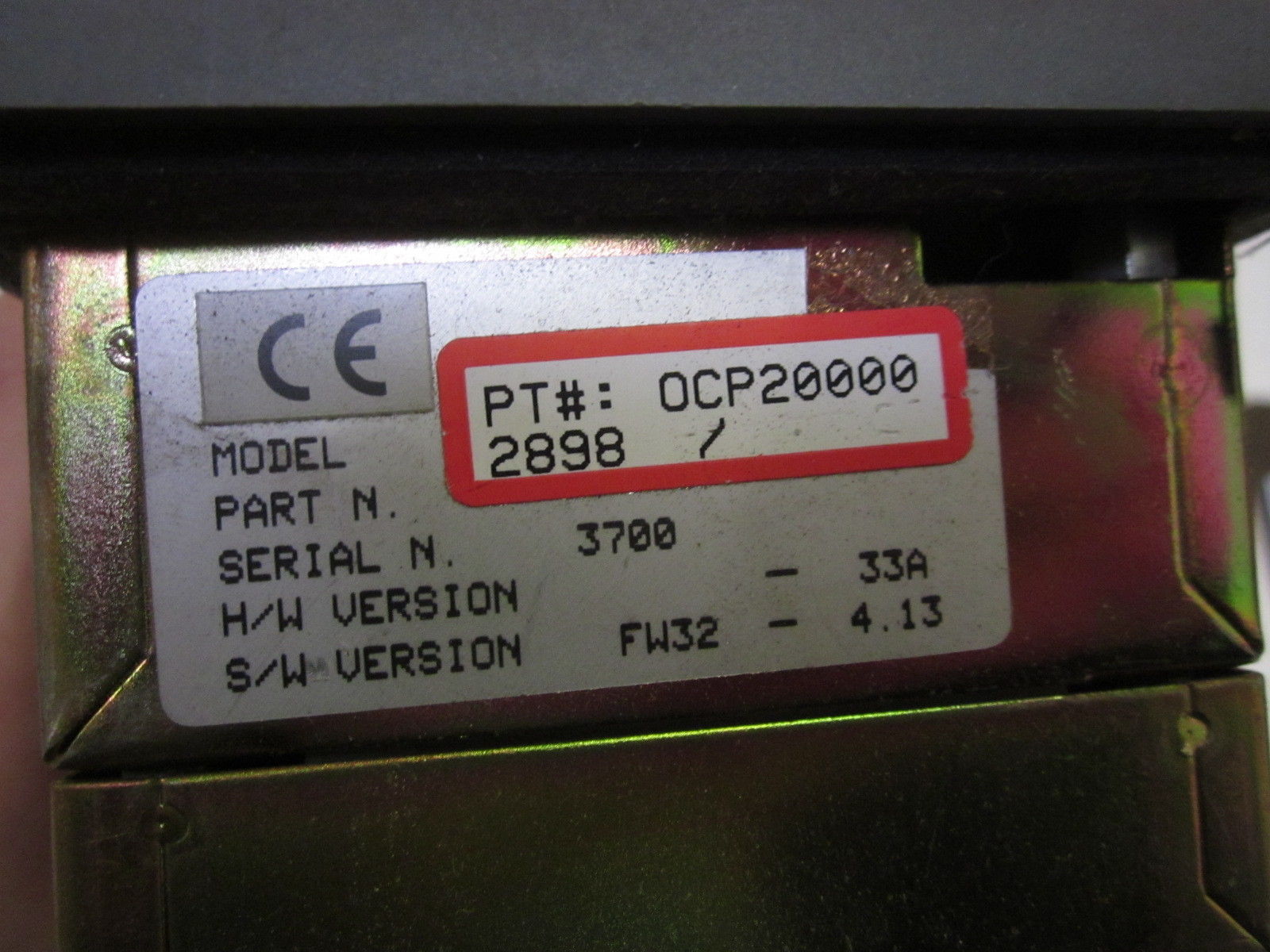 RED LION CONTROLS OCP20000 2898 OPERATOR INTER RACE UNMP