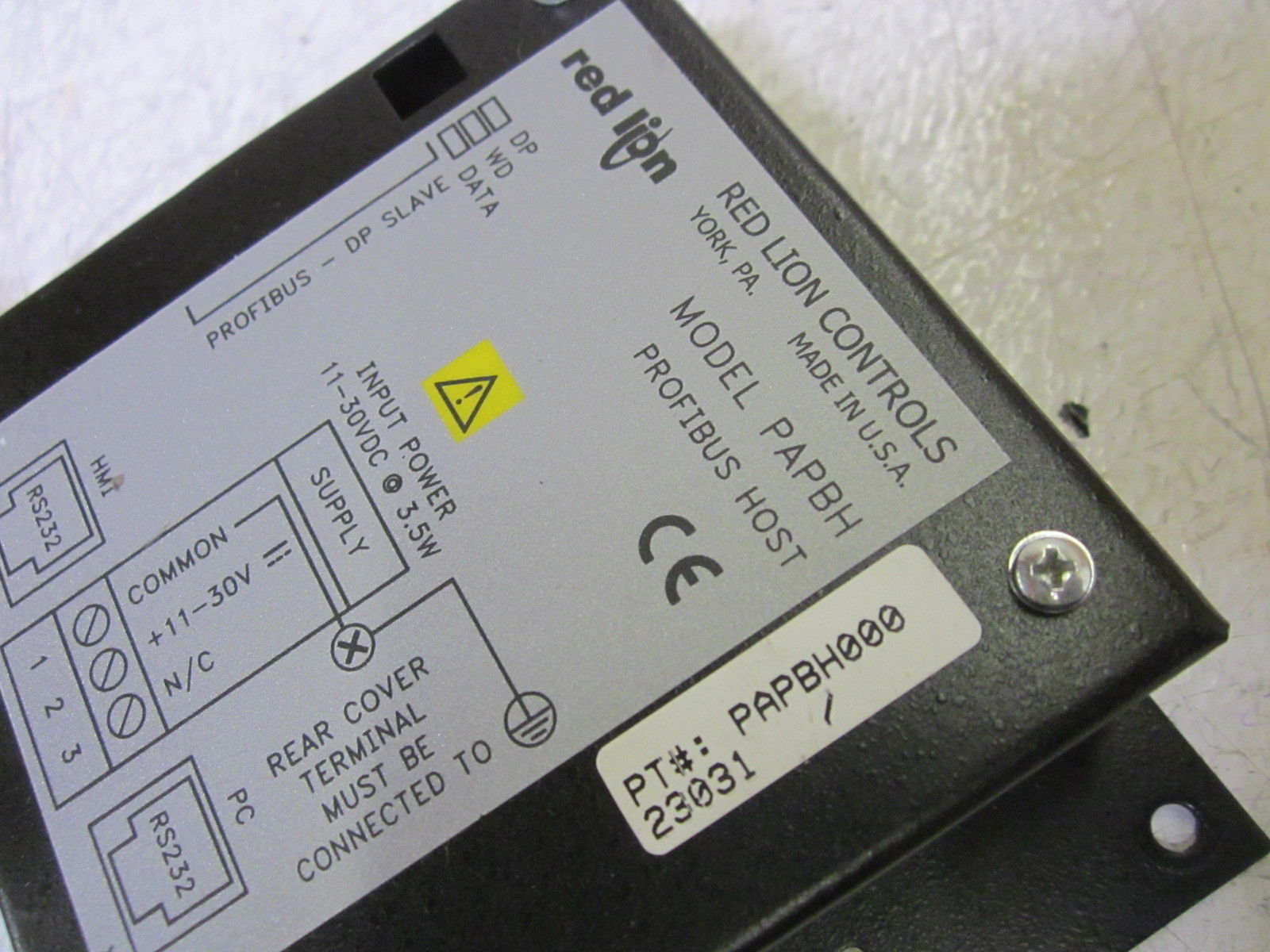 RED LION PAPBH000 PROFIBUS HOST ADAPTER  UNMP