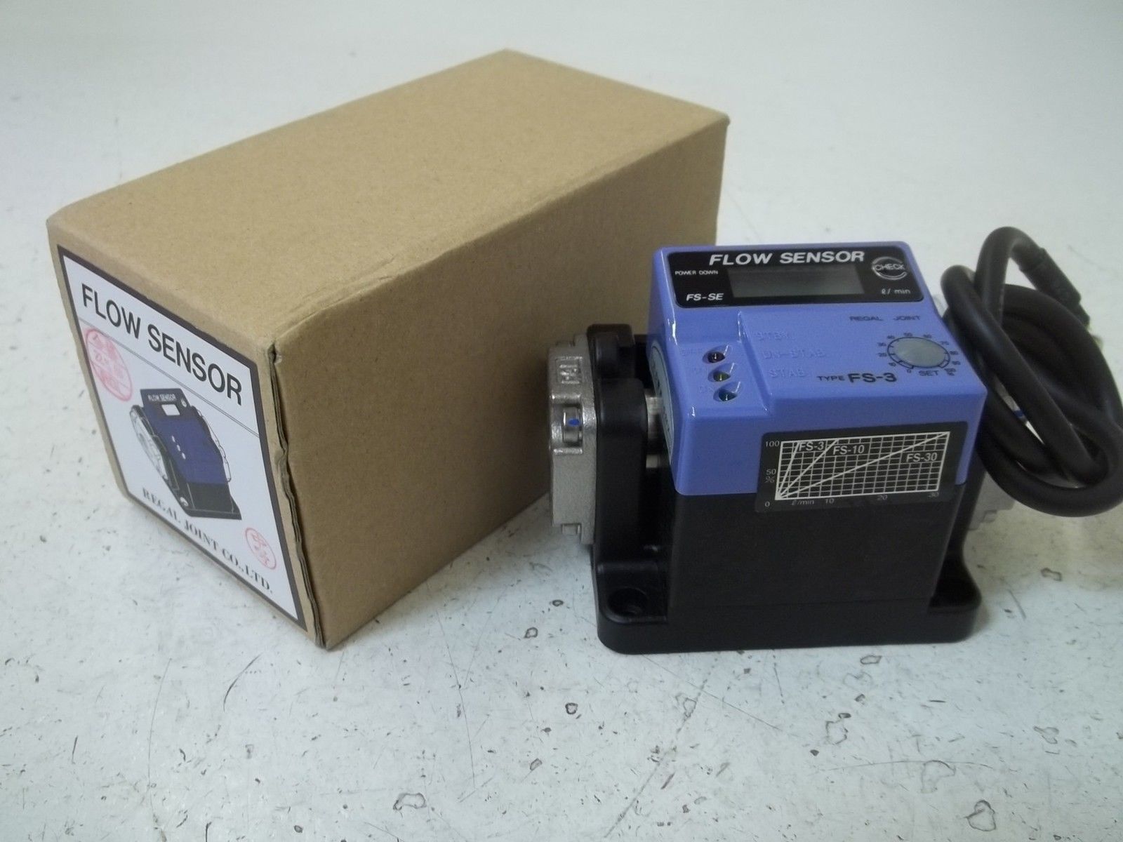 REGAL JOINT CO. LTD. FS-3SE FLOW SENSOR NSMP