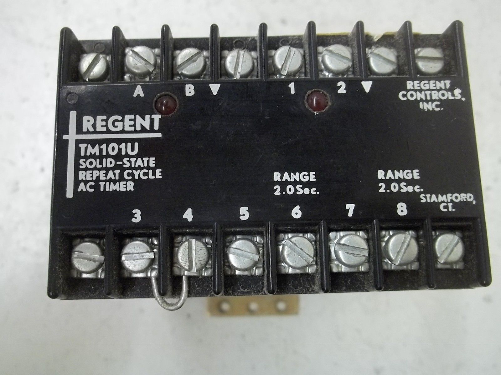 REGENT CONTROLS TM101U SOLID-STATE REPEAT CYCLE TIMER UNMP