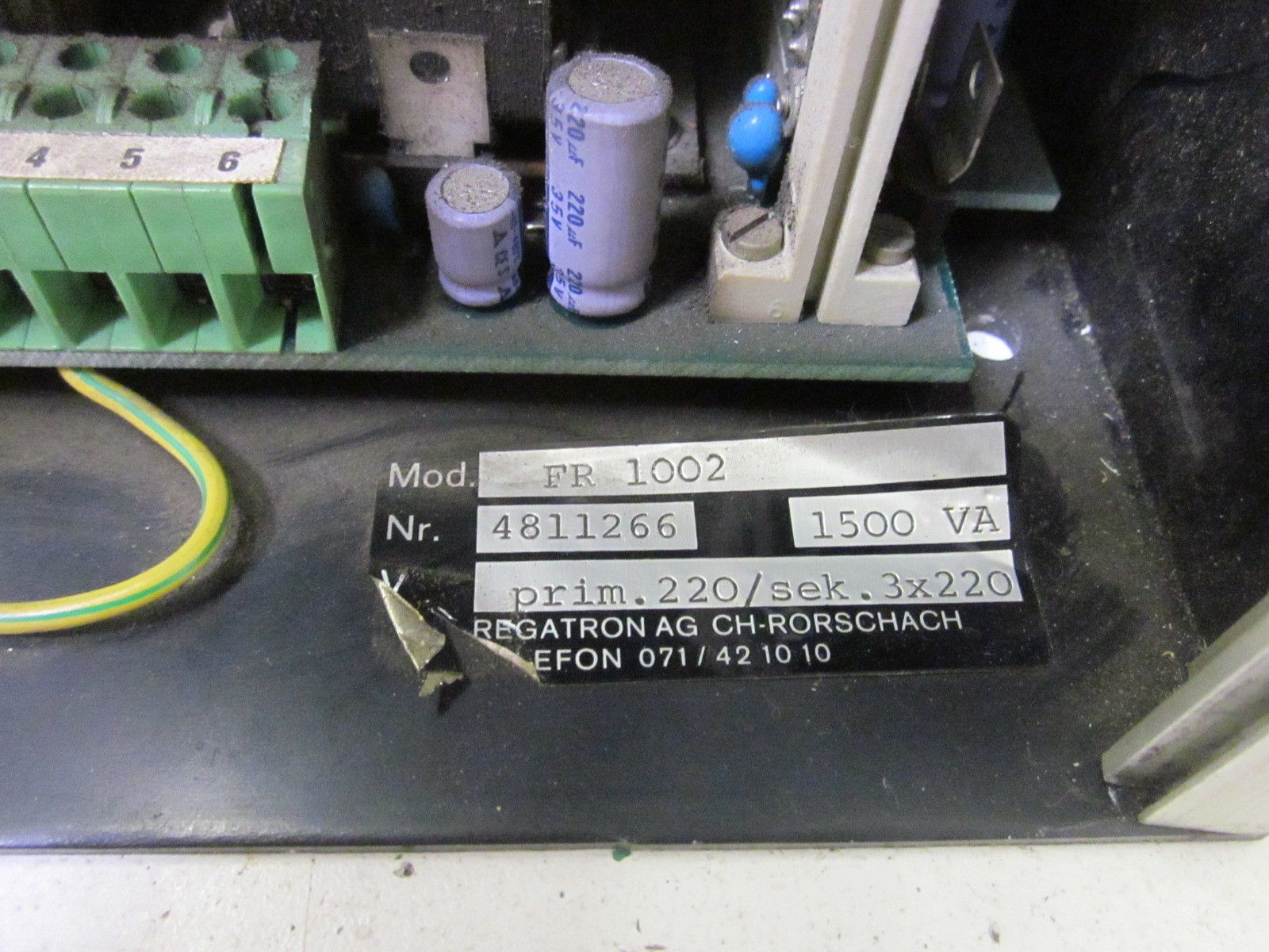 REGRATRON AG FR 1002 UNMP