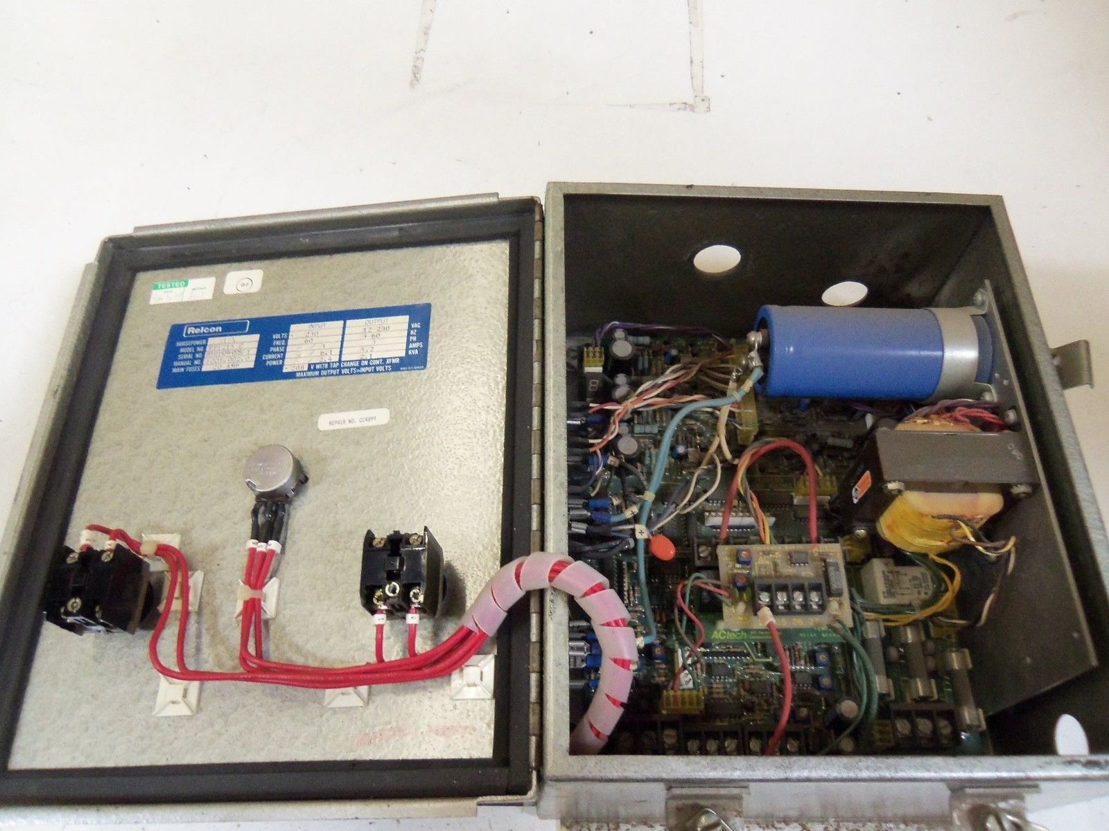RELCON PWM 1000 VP1215 C ADJUSTABLE FREQUENCY DRIVE 1.5 HP UNMP