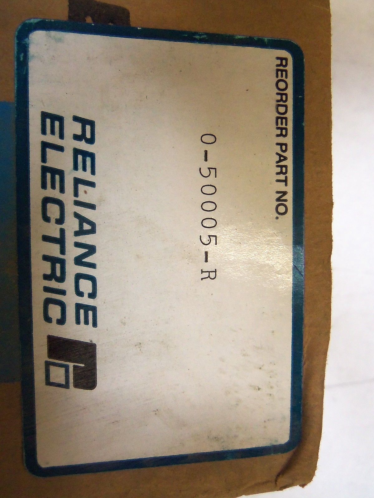 RELIANCE 0-50005-R SEALED