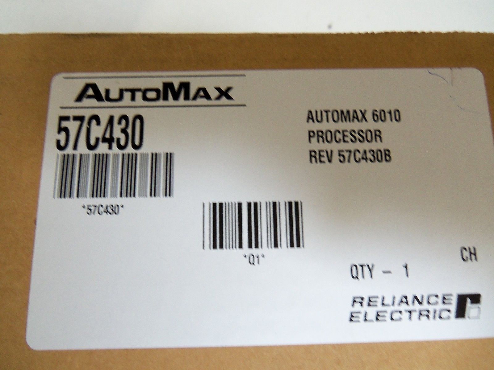 RELIANCE ELECTRIC 57C430B NSMP