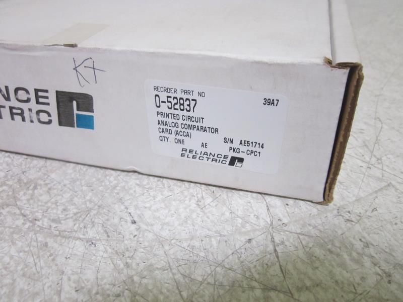 RELIANCE ELECTRIC 0-52837  ACCA CARD NSMP