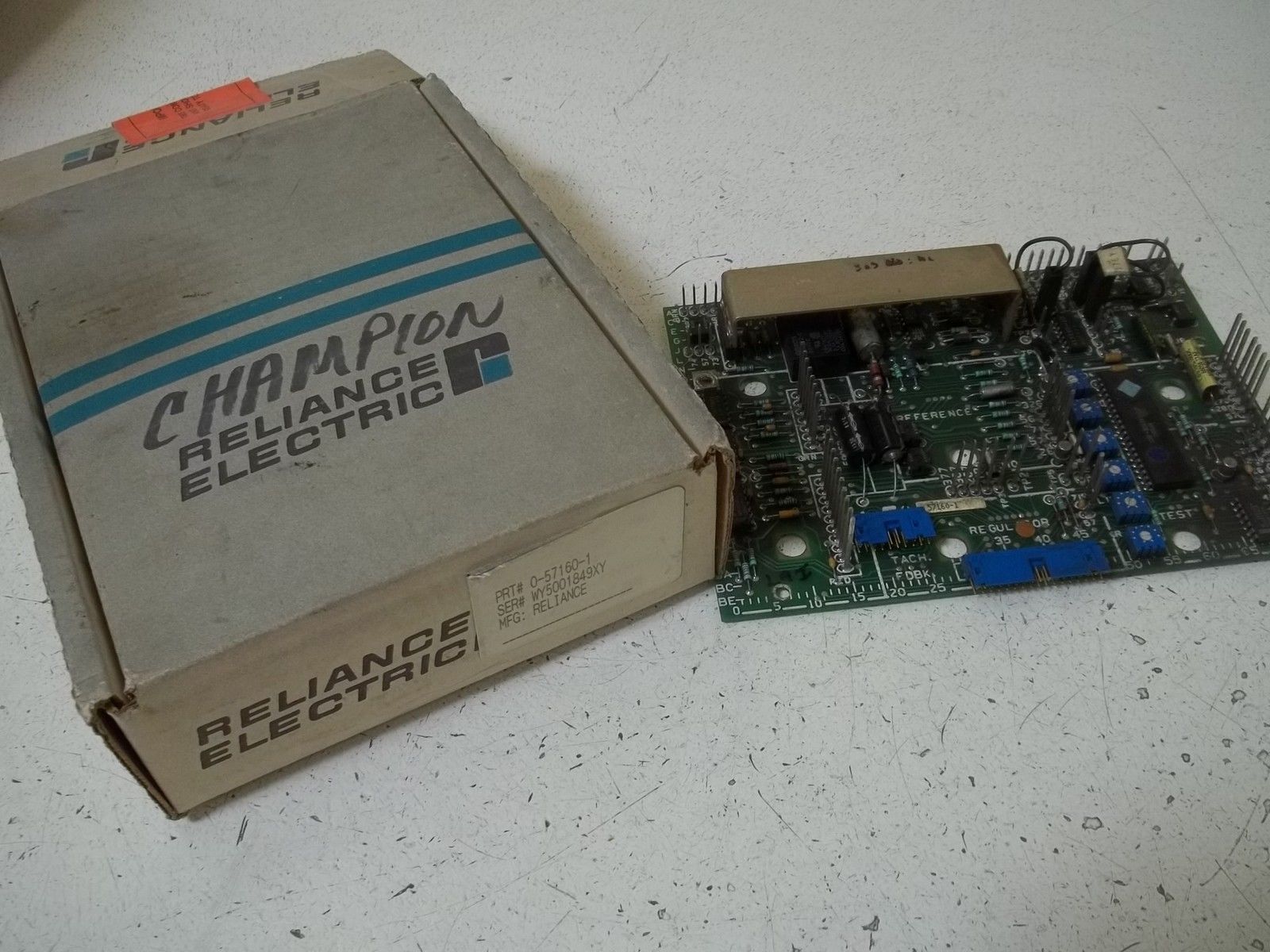 RELIANCE ELECTRIC 57160-1 REGULATOR BOARD *USED*