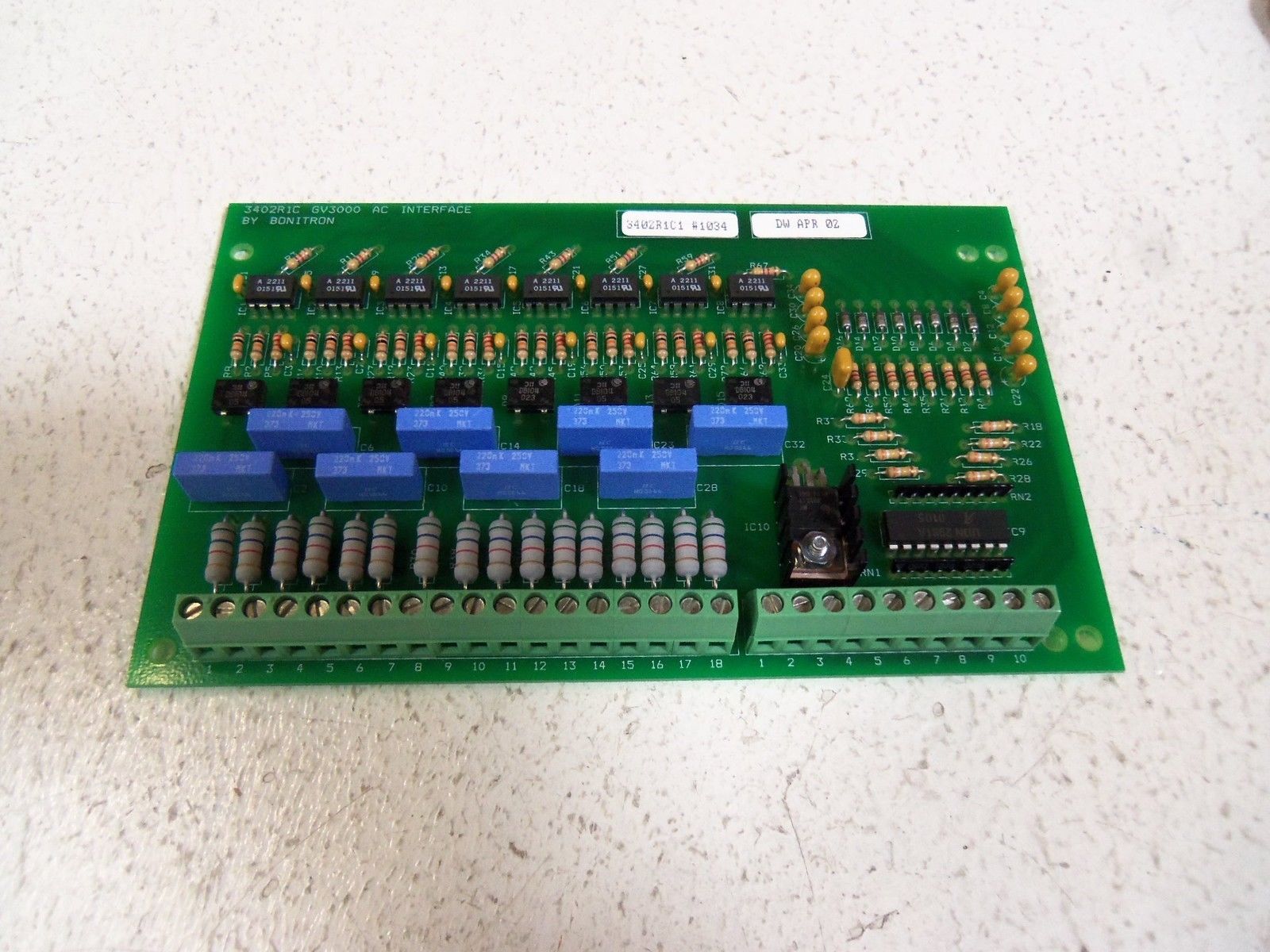RELIANCE ELECTRIC 115V INTERFACE CARD FOR GV3000 2LB3000 NSMP