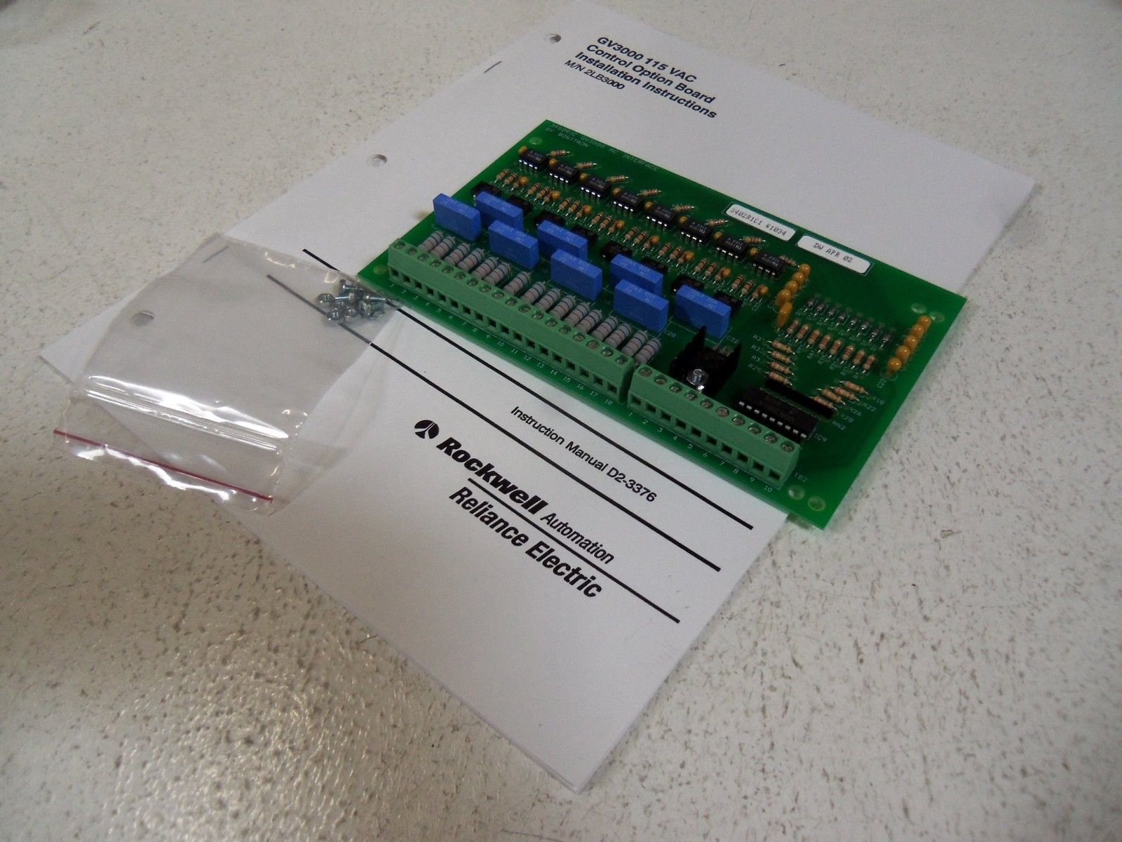 RELIANCE ELECTRIC 115V INTERFACE CARD FOR GV3000 2LB3000 NSMP