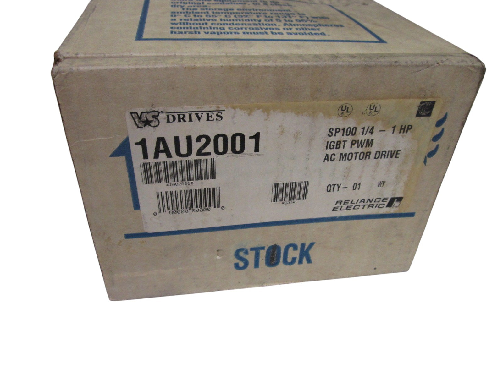 RELIANCE ELECTRIC 1AU201 AC MOTOR CONTROLLER UNMP