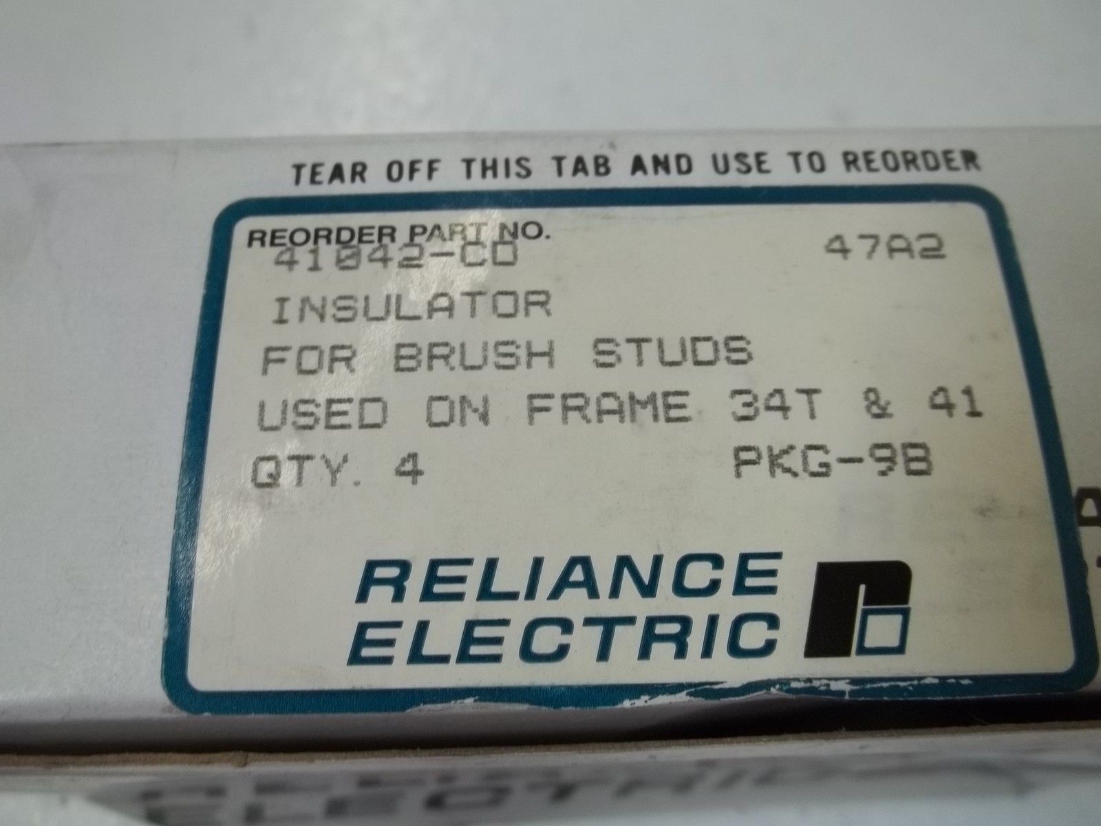 RELIANCE ELECTRIC 41042-CD  NSMP