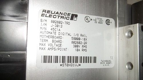 RELIANCE ELECTRIC 802802-7RD 45C1A UNMP