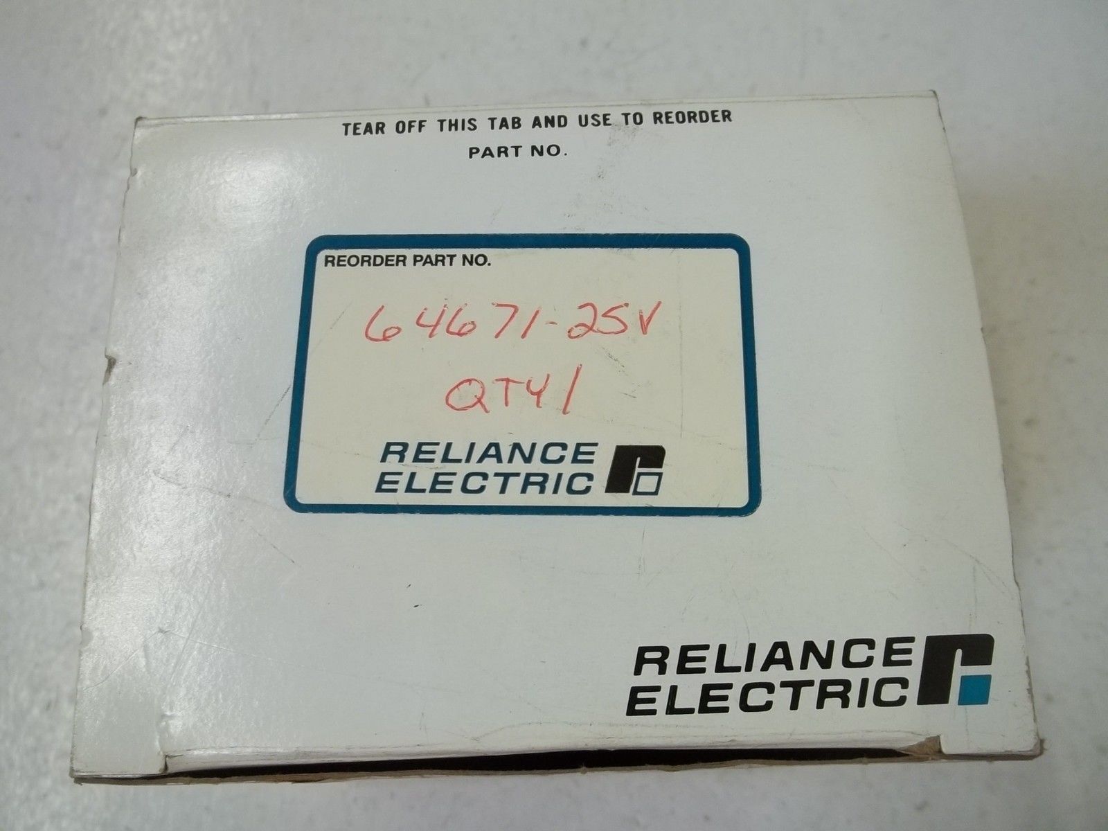RELIANCE ELECTRIC 64671-25V NSMP