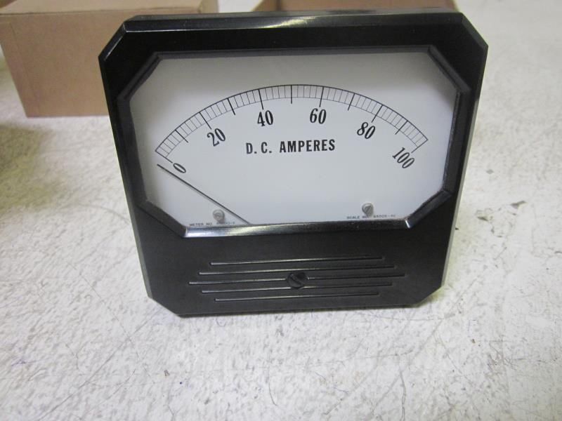 RELIANCE ELECTRIC 65200-Y 0-100 DC AMPERES PANEL METER NSMP